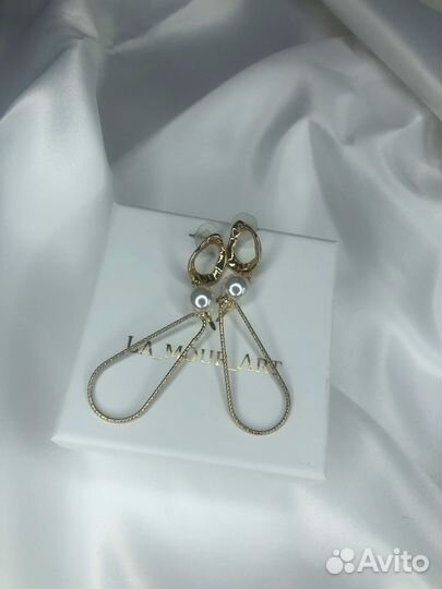 Серьги с жемчугом