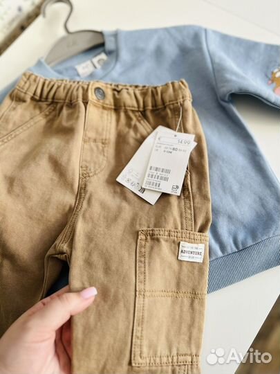 Джинсы на мальчика hm 80