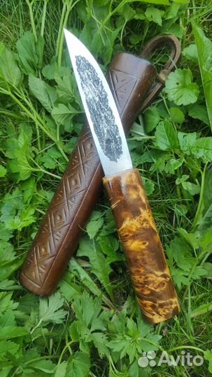 Нож якутский охотничий