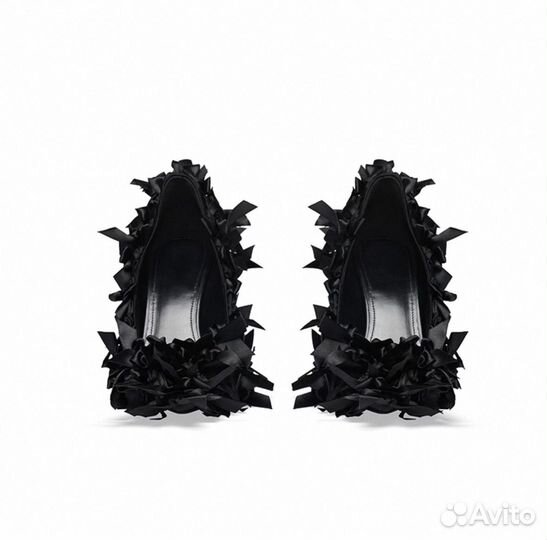 Туфли Balenciaga 24ss Marie Antoinette black