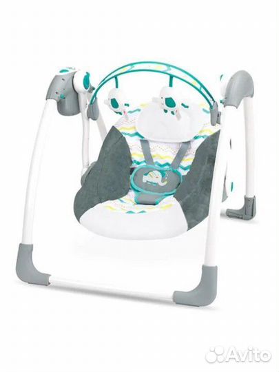 Музыкальные электрокачели-шезлонг