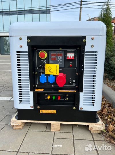 Генератор дизельный 13 kW g-power DG15000SE3 трехф