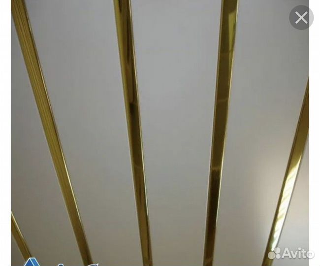 Широкие реечные потолки 150мм