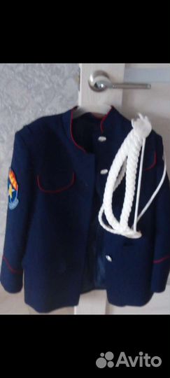 Китель школьный с аксельбантами