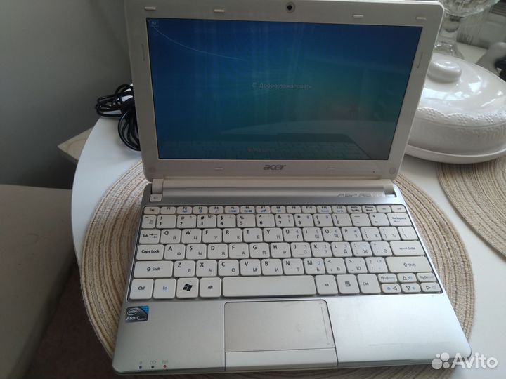 Acer aspire one D257, 250гб, Atom N570, Ram 1 гб