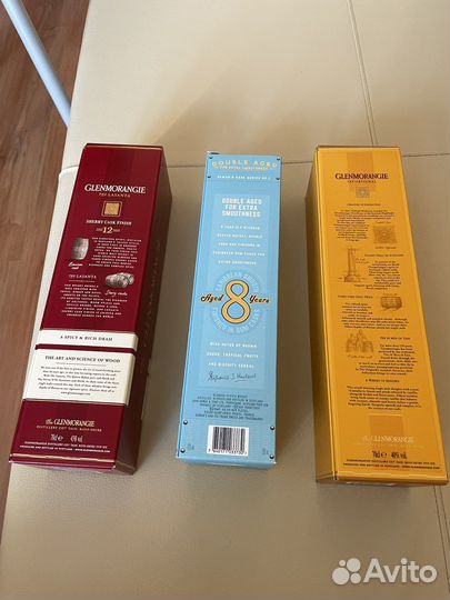Коробки для виски пустые
