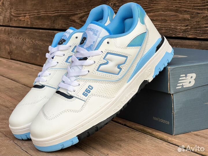 New Balance 550 UNC White University Blue