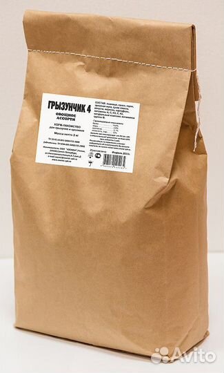 Зоомир корм-лакомство для грызунов и кроликов &quo