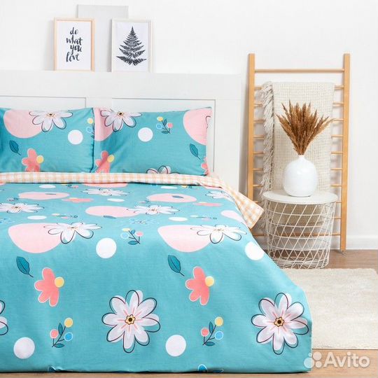 Постельное бельё LoveLife 1,5сп 'Цветы' 143х215см