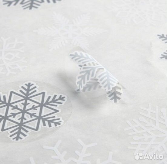 Новогодние наклейки на окна