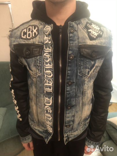 Куртка байкерская