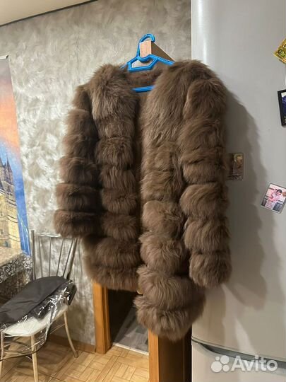 Шуба песец трансформер 44 р