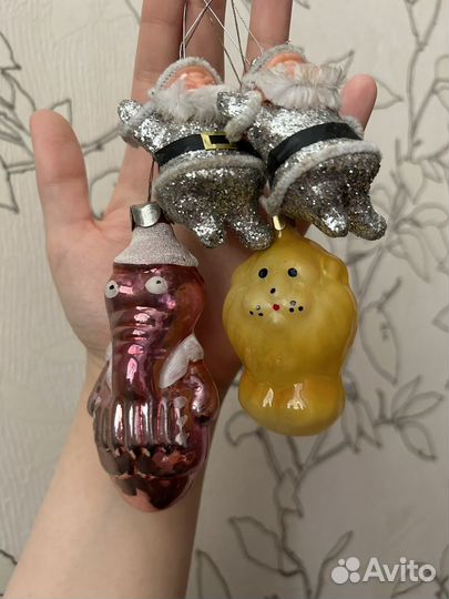 Елочные игрушки СССР