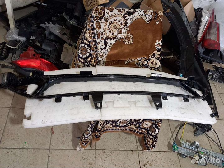 Окантовка нижней решетки переднего бампера Kia Opt