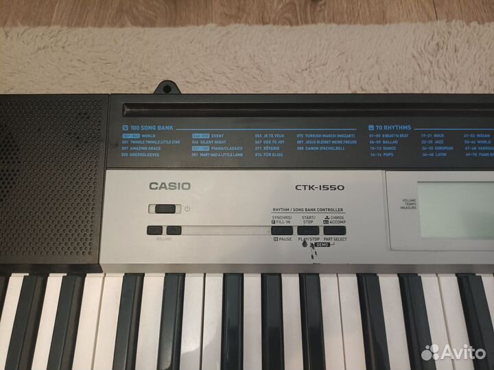 Синтезатор casio ctk 1550