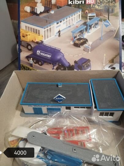 Макет дома, фабрики, заводы мосты 1/87