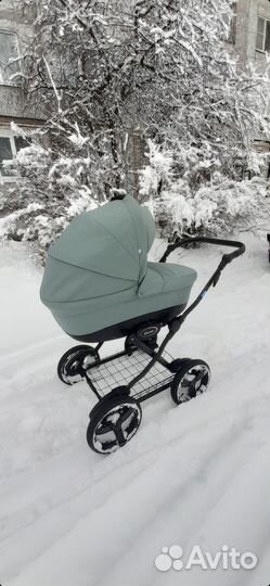 Коляска 2 в 1 эко кожа