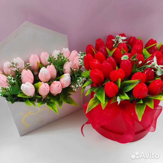 Букеты из мыла ручной работы