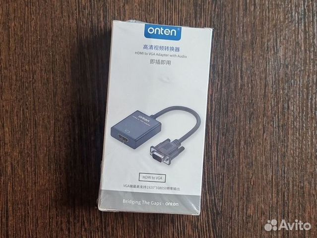 Переходник hdmi vga + aux + micro USB onten