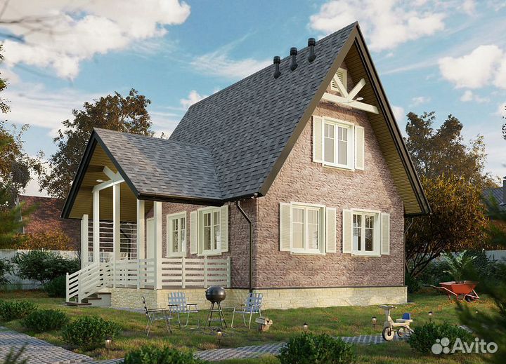 Панель фасадная Docke Fels 450х1150 мм перламутр