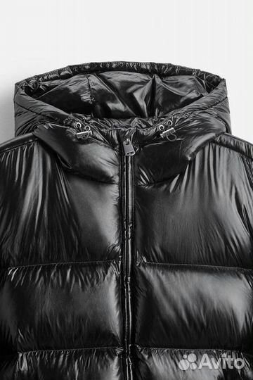 Пуховик Zara moncler puffer jacket с коробкой