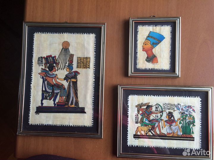 Папирус в рамке