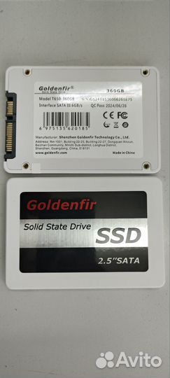 Жесткий диск 2,5 SSD 360 gb