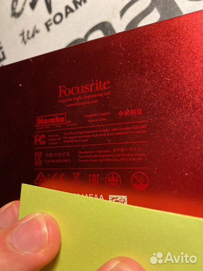 Focusrite scarlett 2i2