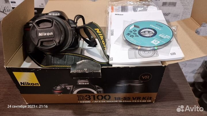 Зеркальный фотоаппарат Nikon D3100 18-55 VR Kit