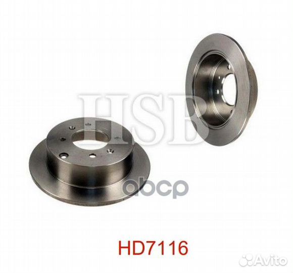 Диск тормозной задний hyundai sonata 2.0-2.5 98