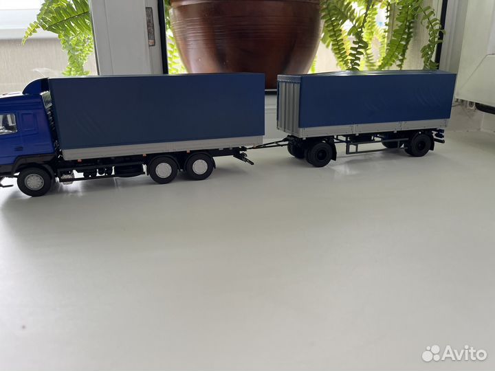 Модель Маз 6312 с прицепом 1/43