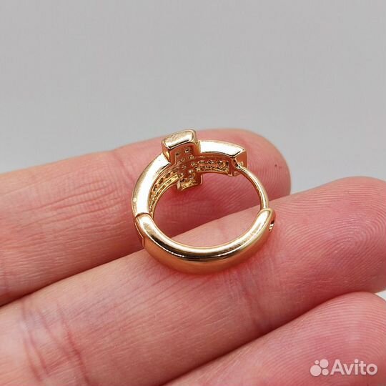 Серьги Cartier конго