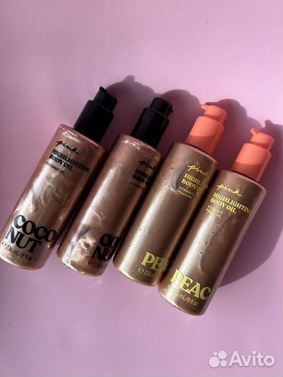 Victorias secret шиммер, мерцающее масло для тела