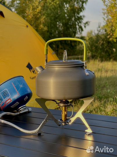 Газовая горелка туристическая с подогревом