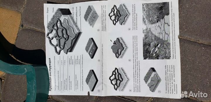 Форма для Садовой тропинки
