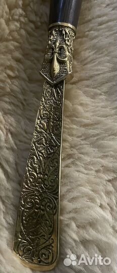 Ложка для обуви латунь