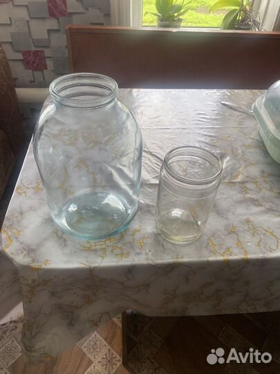 Стеклянные банки 3л, 1.5л,0.7л