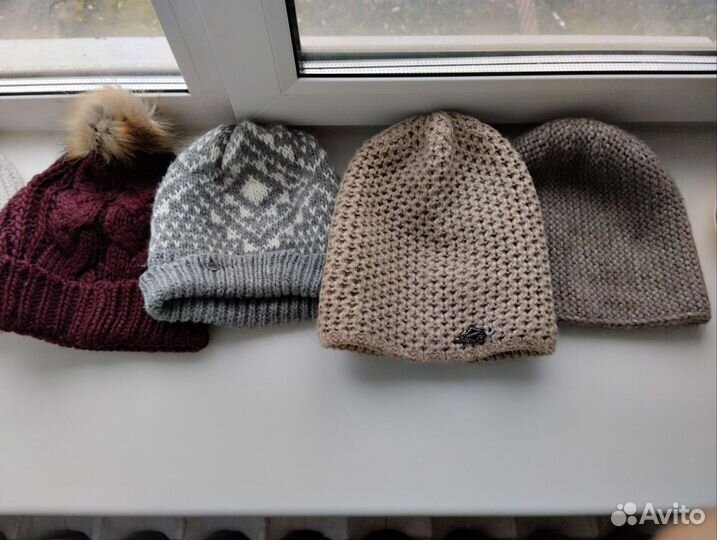 Шапка зима весна осень женская