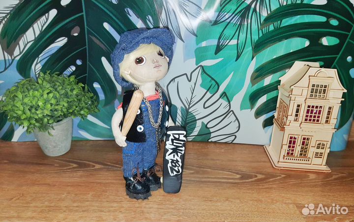 Текстильная кукла авторская