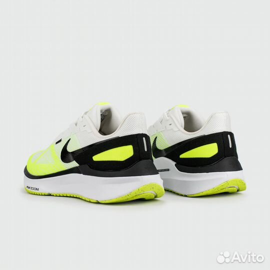 Кроссовки Nike Air Zoom Structure 25 White Yellow