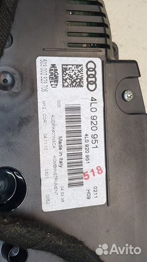 Щиток приборов Audi Q7, 2011