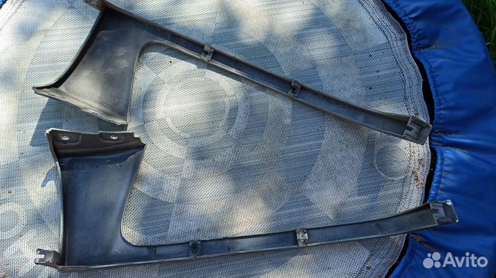 Реснички на фары subaru forester sg5