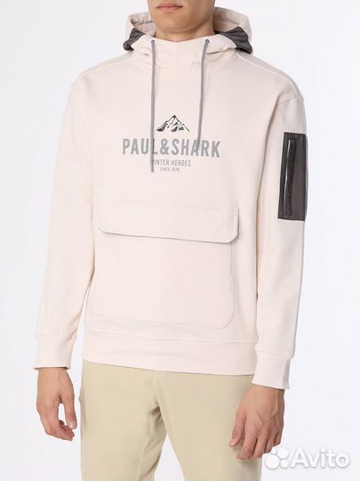 Худи хлопковое Paul & Shark