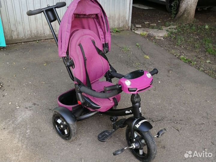 Детский велосипед с ручкой
