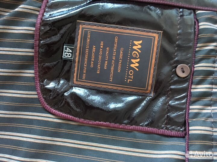 Кожаная куртка (лаковая)