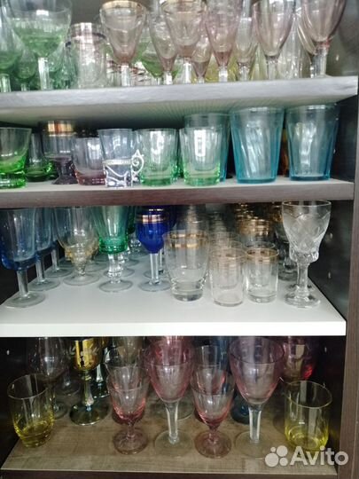 Винтаж фужеры бокалы стопки СССР приобрету