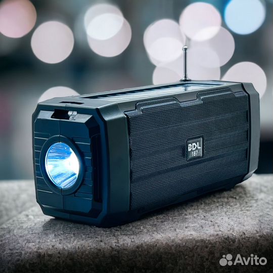 Портативная колонка bidellu BDL187 Solar PWR Light