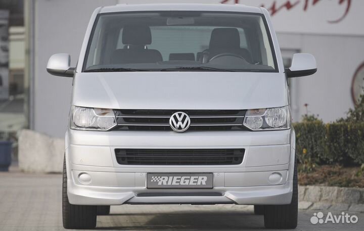 VW T5 GP 09-15 Спойлер переднего бампера Rieger