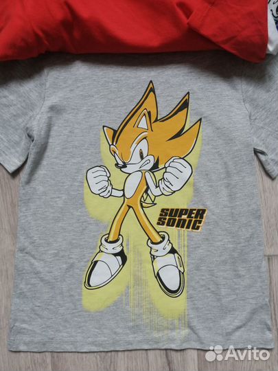 Футболка c&a H&M соник sonic детская