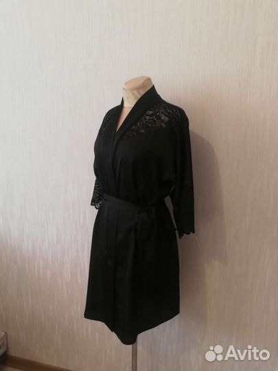 Халат женский шелковый новый